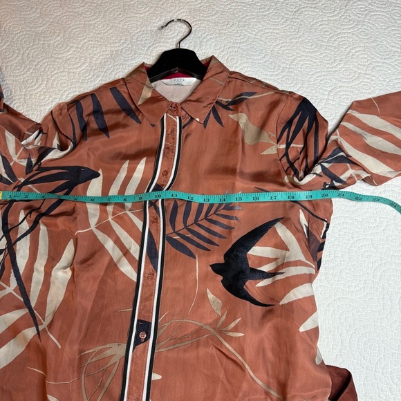 Tropical Print Button-Up Dress size 36 - Picture 7 of 9